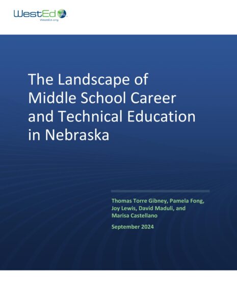 Landscape of Middle School CTE in Nebraska cover image