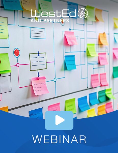 Webinar cover image with sticky notes on a whiteboard