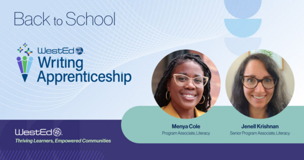 Writing Apprenticeship - Menya Cole and Jenell Krishnan
