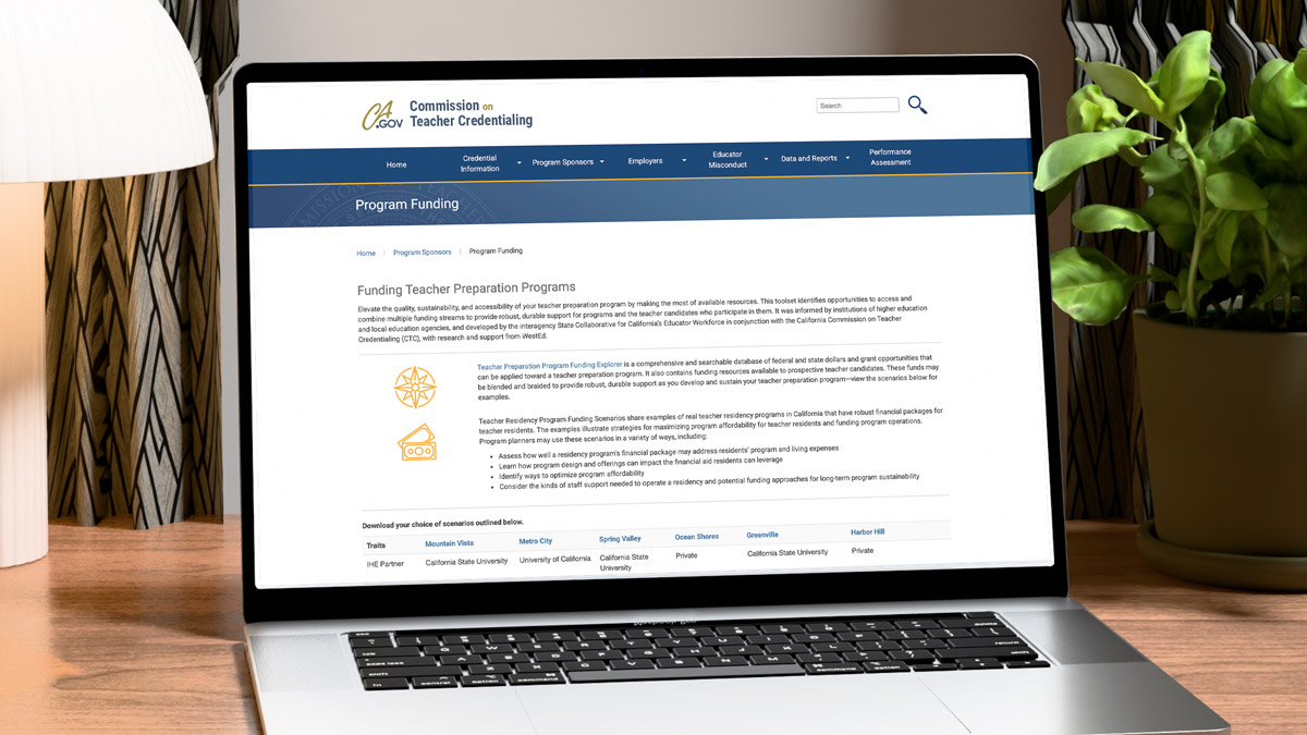 California Educator Prep Funding Resources