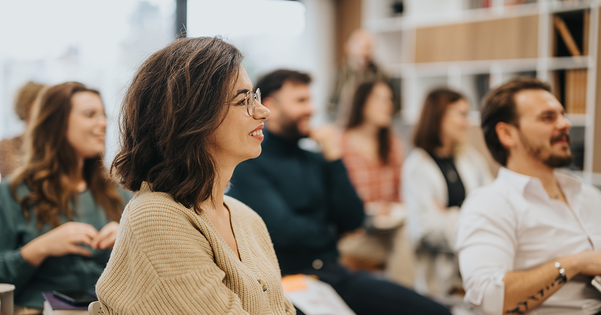 Educator participating in professional learning