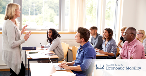 Adult students in the classroom