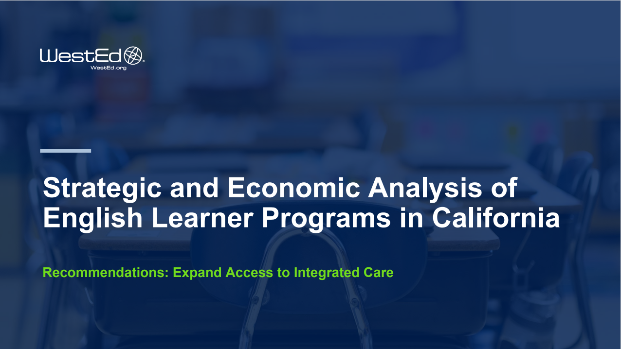 Recommendation: Expand Access to Integrated Care