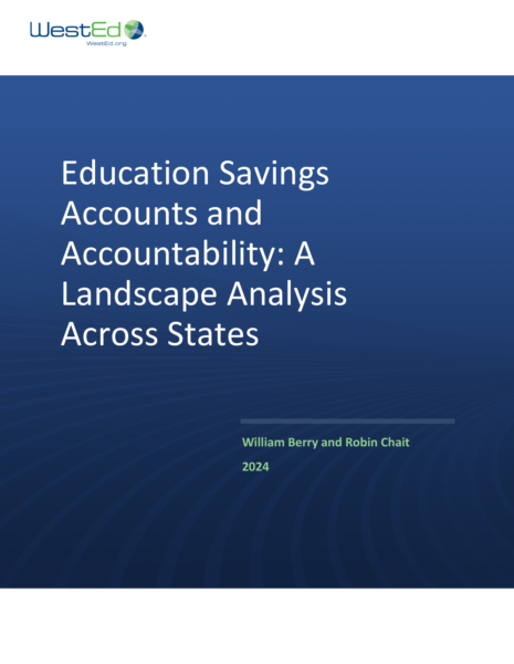 Education Savings Accounts report cover image